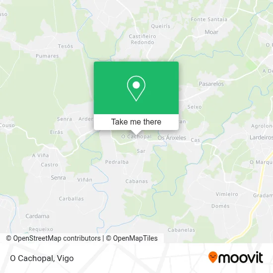 O Cachopal map