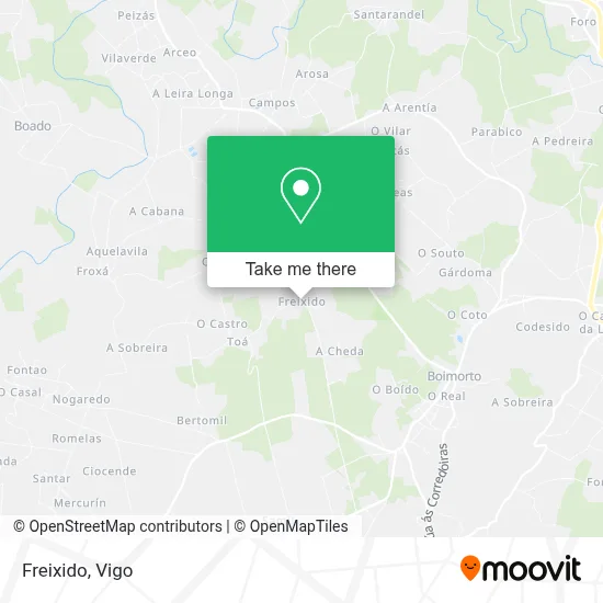 Freixido map