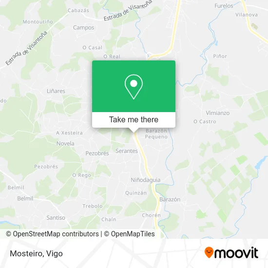 Mosteiro map