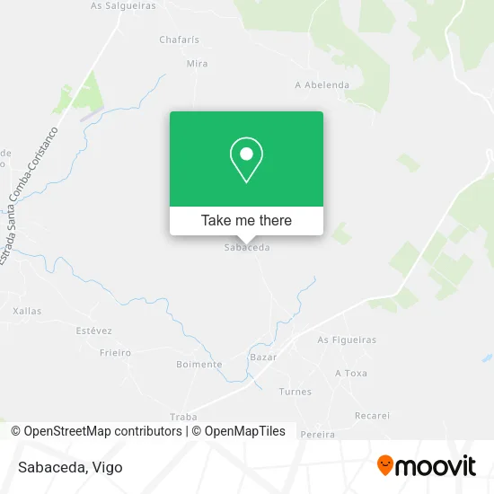 Sabaceda map