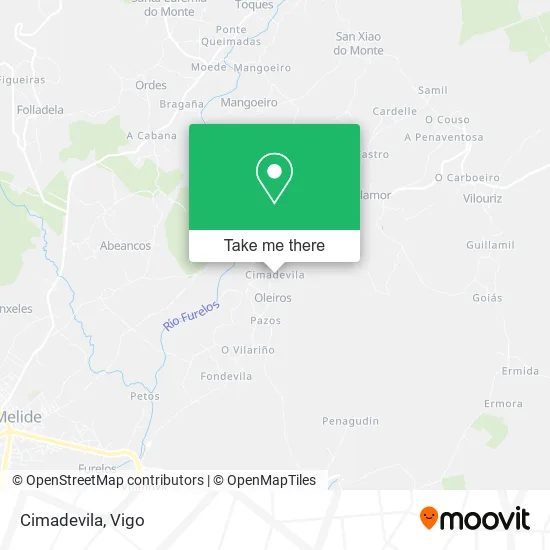 Cimadevila map