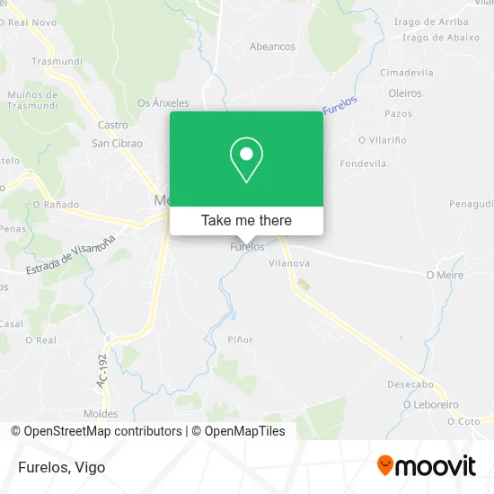 Furelos map