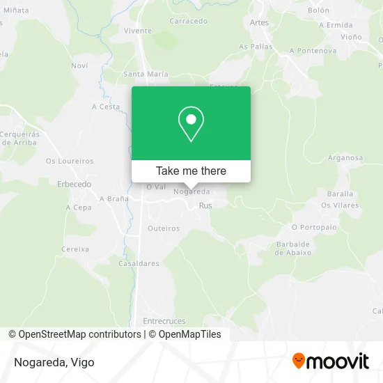 Nogareda map