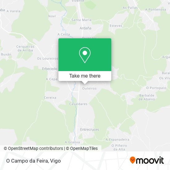 O Campo da Feira map