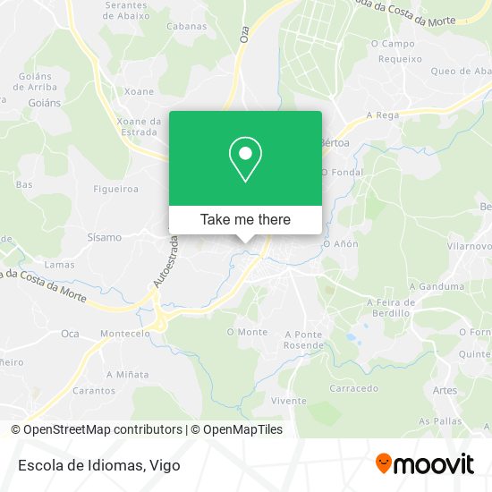 Escola de Idiomas map