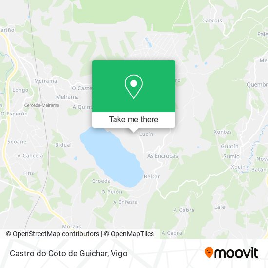 Castro do Coto de Guichar map