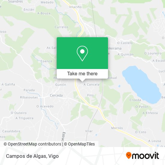 mapa Campos de Algas