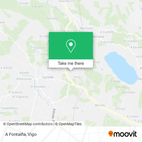 A Fontaíña map