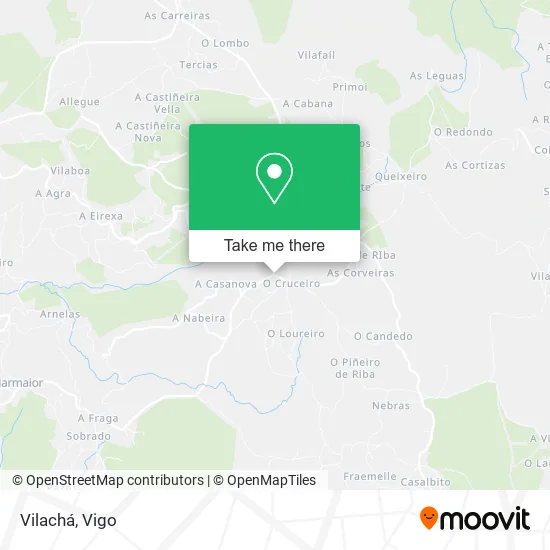 mapa Vilachá