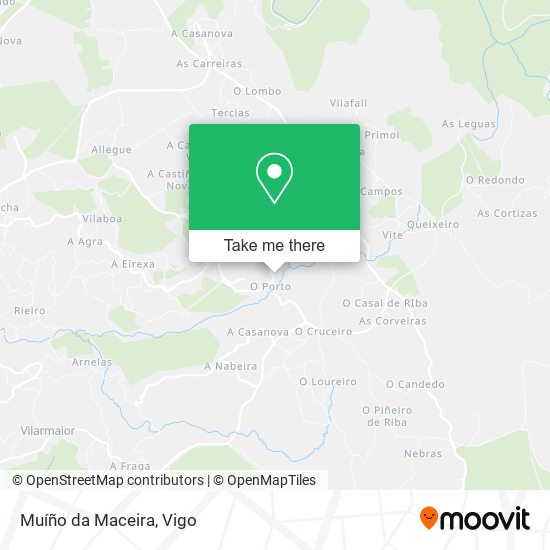 Muíño da Maceira map