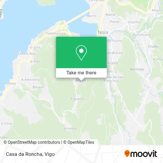 Casa da Roncha map