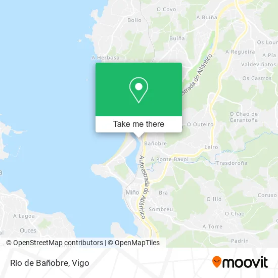 Río de Bañobre map