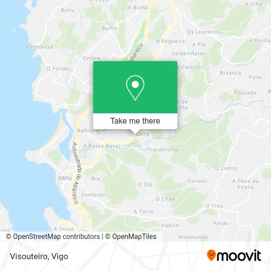 Visouteiro map