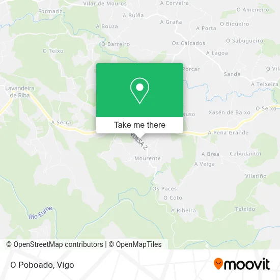 O Poboado map