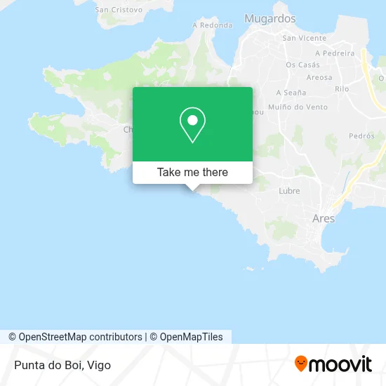 Punta do Boi map