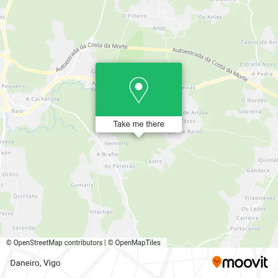 Daneiro map