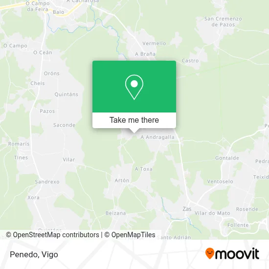 Penedo map
