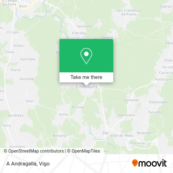A Andragalla map