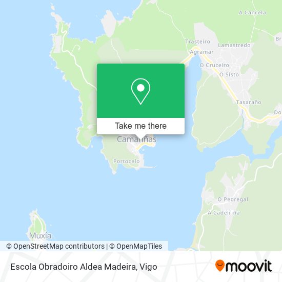 Escola Obradoiro Aldea Madeira map