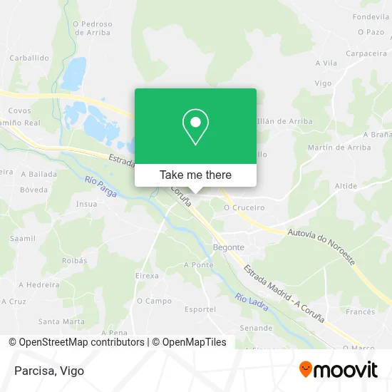 Parcisa map