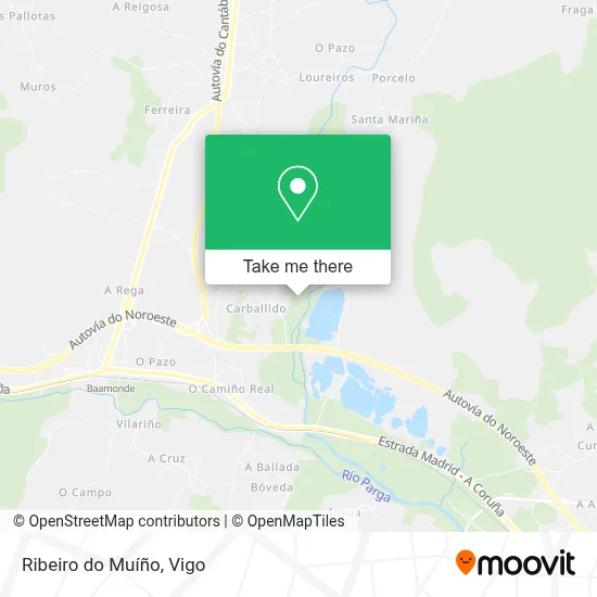 Ribeiro do Muíño map