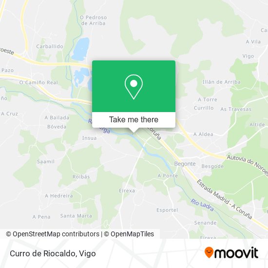 Curro de Riocaldo map