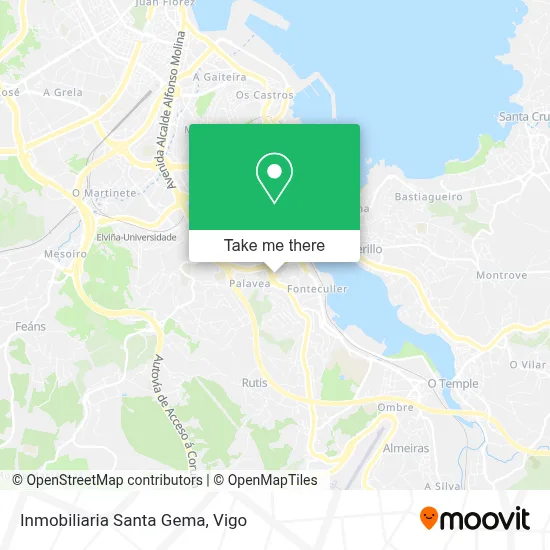 Inmobiliaria Santa Gema map