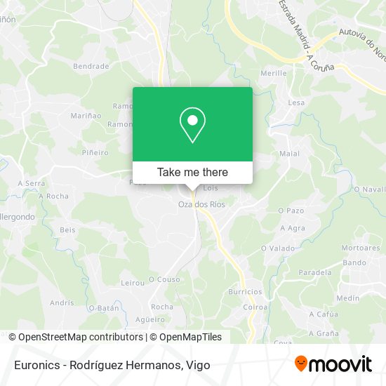 Euronics - Rodríguez Hermanos map