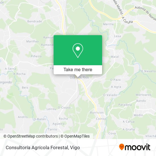 Consultoría Agrícola Forestal map