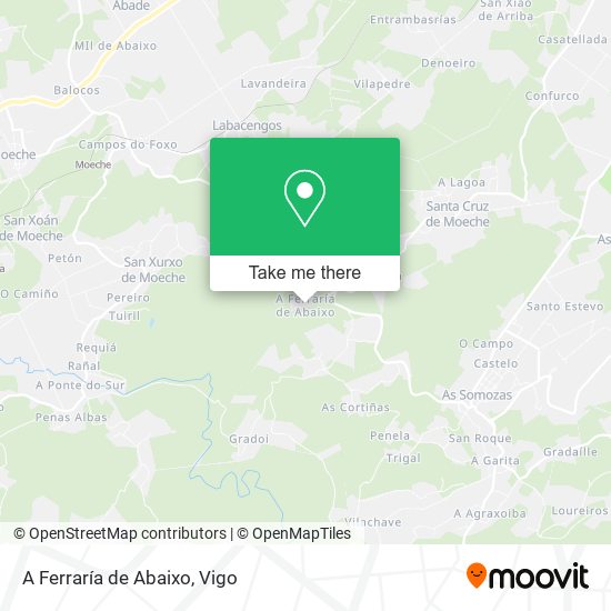 A Ferraría de Abaixo map