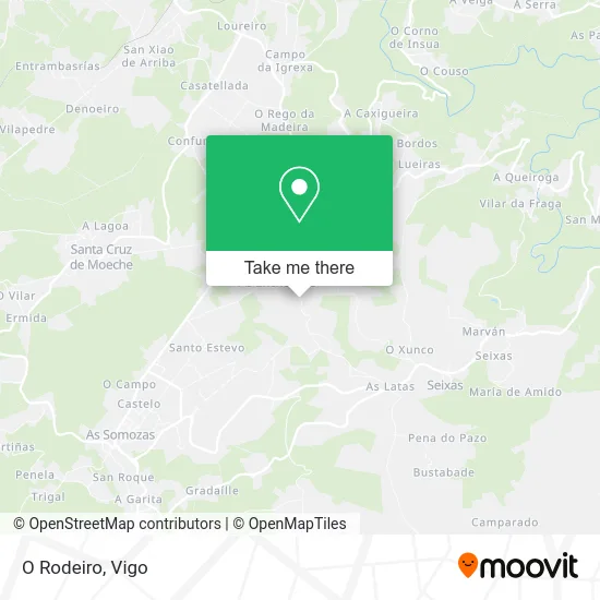 O Rodeiro map