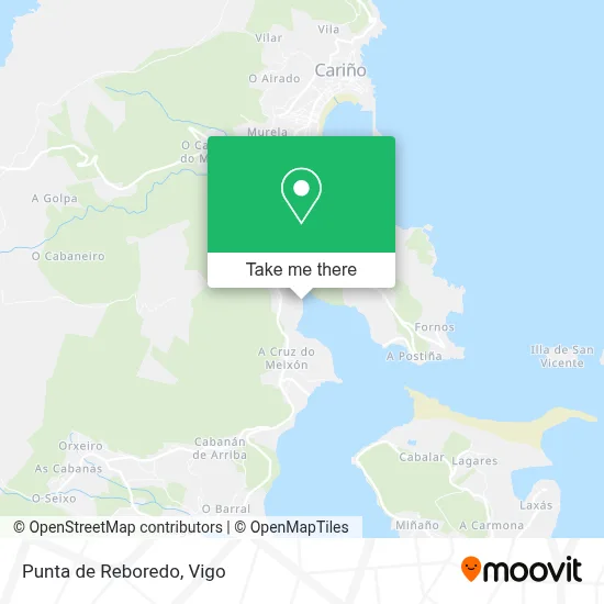 Punta de Reboredo map