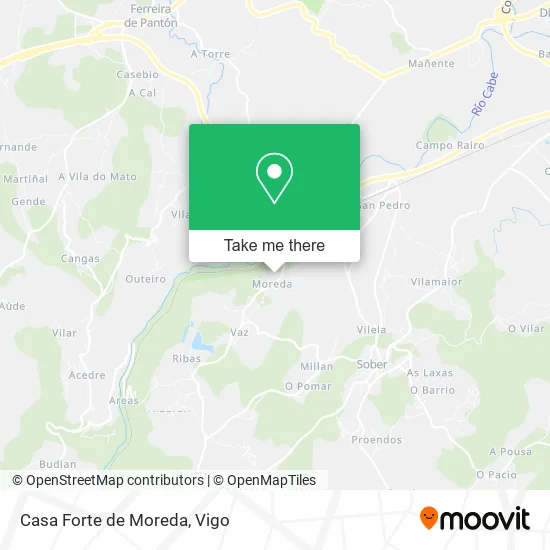 Casa Forte de Moreda map