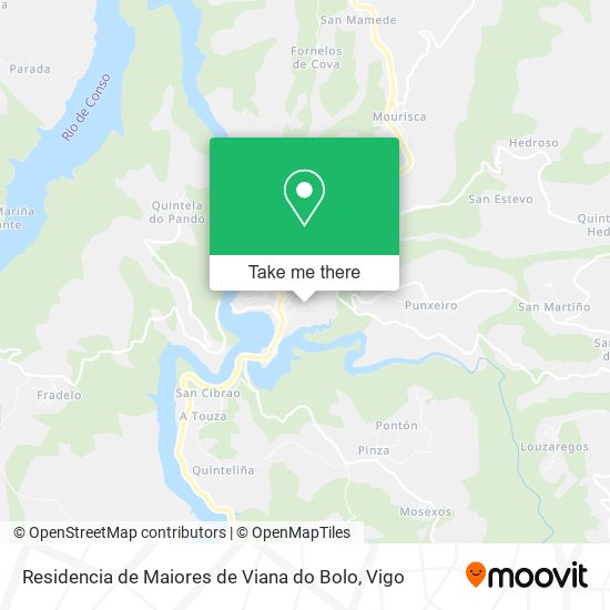 mapa Residencia de Maiores de Viana do Bolo