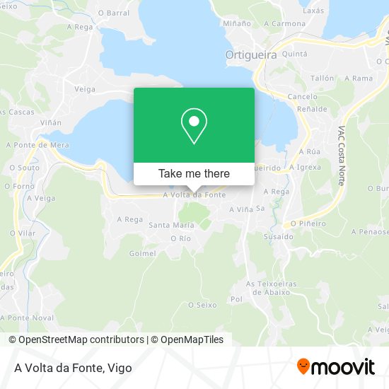 A Volta da Fonte map