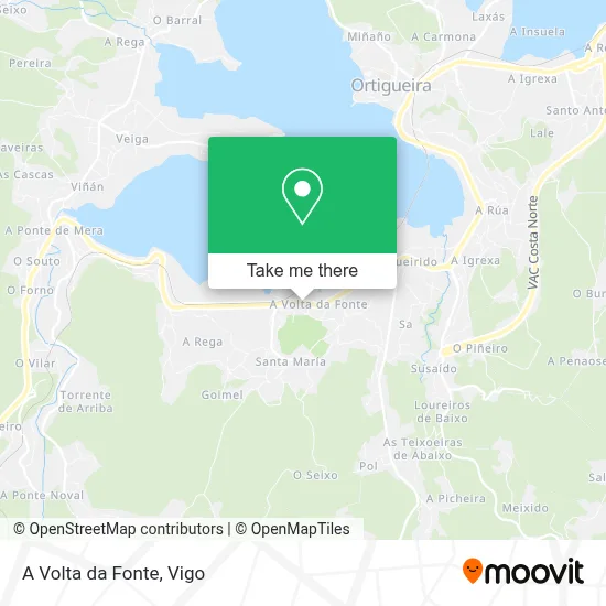 A Volta da Fonte map