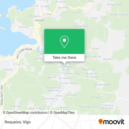 Requeixo map
