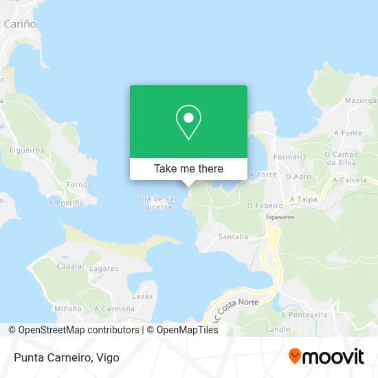 Punta Carneiro map
