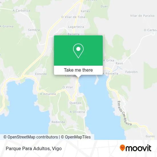 Parque Para Adultos map