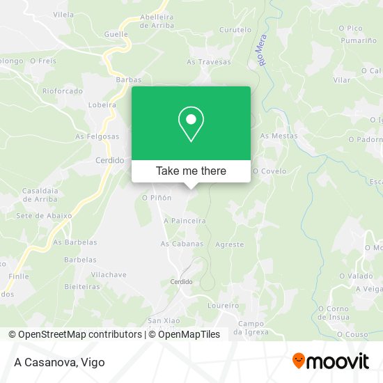 mapa A Casanova