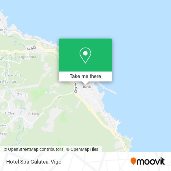 Hotel Spa Galatea map