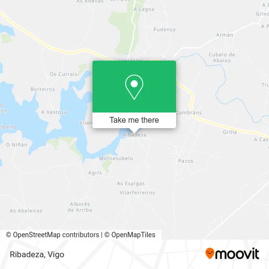 Ribadeza map