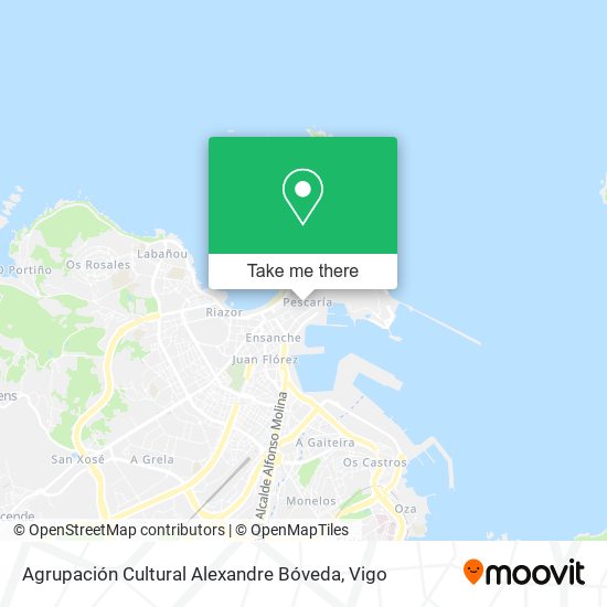 Agrupación Cultural Alexandre Bóveda map