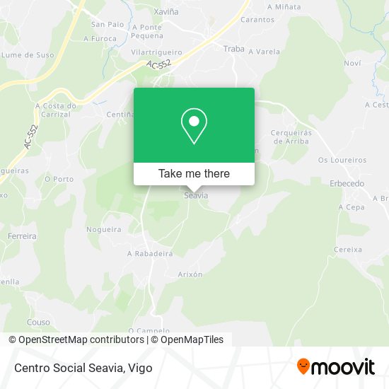 mapa Centro Social Seavia