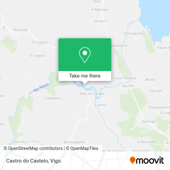 Castro do Castelo map