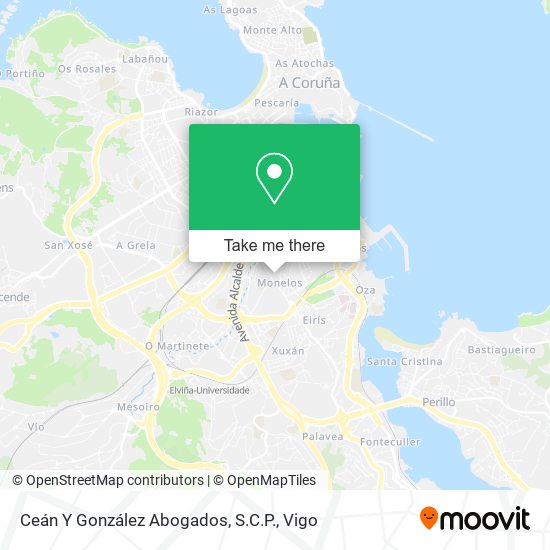 Ceán Y González Abogados, S.C.P. map