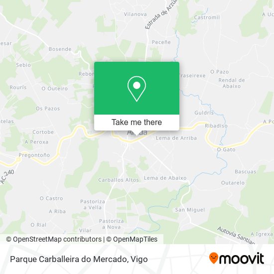 Parque Carballeira do Mercado map