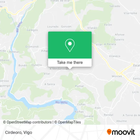 Cirdeoro map