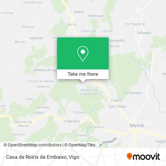 Casa de Roirís de Embaixo map