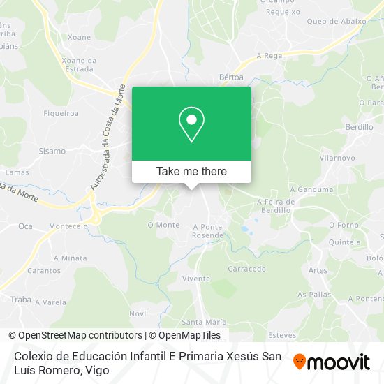 Colexio de Educación Infantil E Primaria Xesús San Luís Romero map